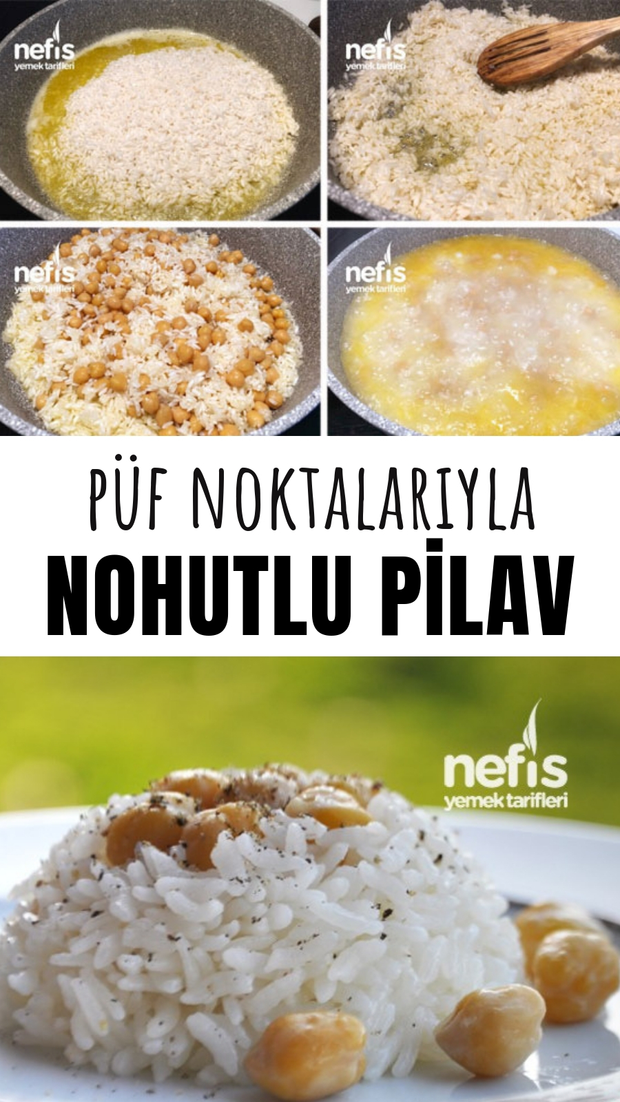 Nohutlu Pilav Tarifi Nefis Yemek Tarifleri