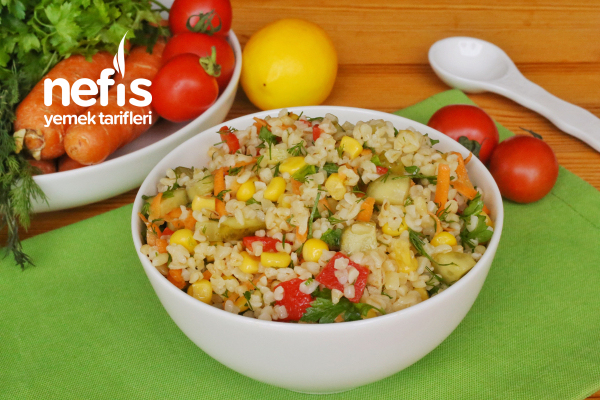 Nefis Bulgur Salatası videolu Nefis Yemek Tarifleri 4433699