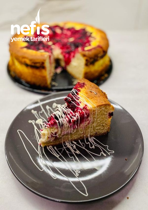 Cheesecake Dolgulu Orman Meyveli Kek Nefis Yemek Tarifleri