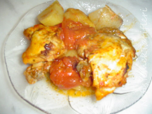 Fırın Poşetinde Patatesli Tavuk Yemeği, yemek tarifleri