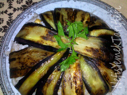 Patlıcanlı Nohutlu Pilav Tarifi