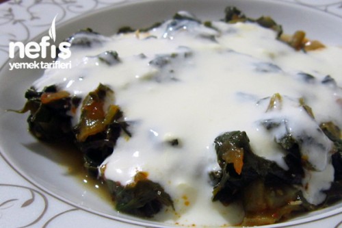 Yoğurtlu Pazı Kavurması Tarifi Videosu 10