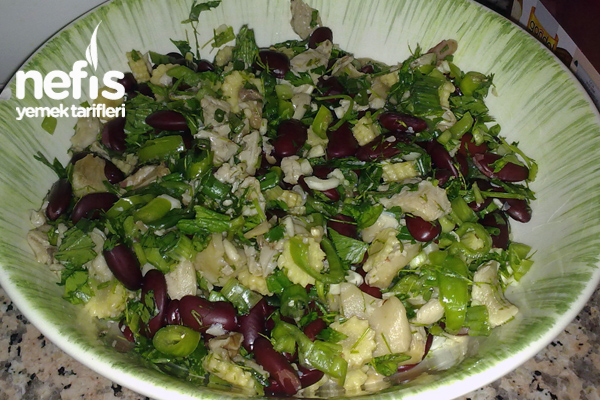 Mantarlı Meksika Fasulye Salatası