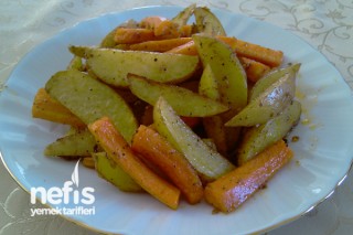 Fırında Baharatlı Havuç-Patates Tarifi