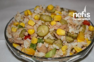 Ton Balıklı Pirinçli Salata Tarifi
