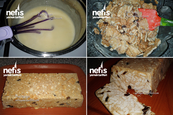 Pudingli Mozaik Pasta Nefis Yemek Tarifleri
