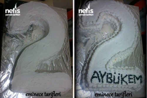 2 Şeklinde Pasta Yapımı Nefis Yemek Tarifleri