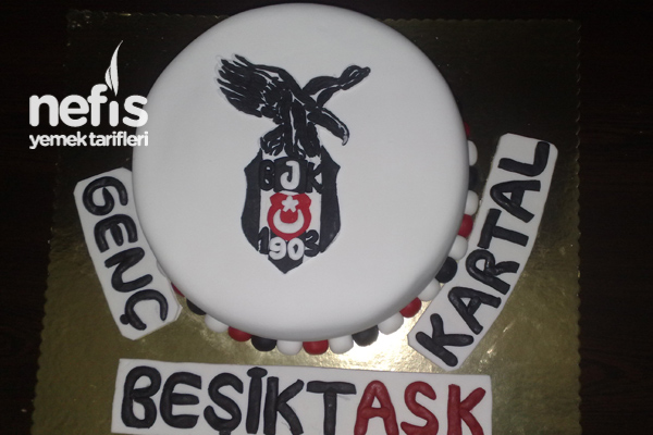 Beşiktaş Temalı Butik Pasta