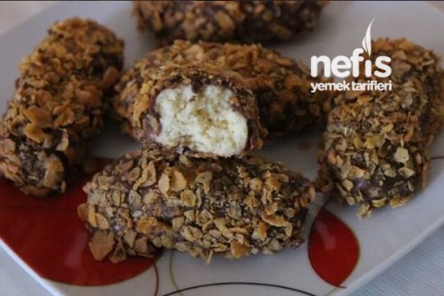 Nutellalı Mısır Gevrekli Kurabiye Tarifi Videosu Nutellalı Mısır Gevrekli Kurabiye Tarifi Videosu
