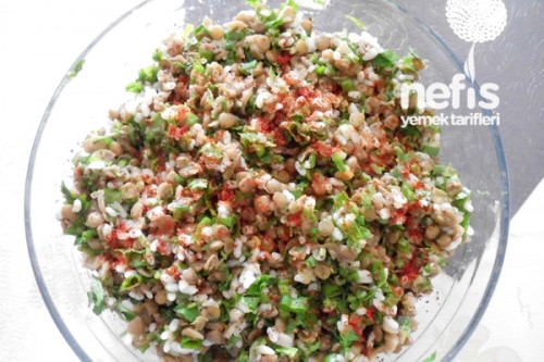 Yeşil Mercimek Salatası Yapılışı Tarifi