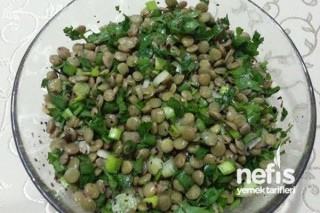 Yeşil Mercimek Salatası Yapımı Tarifi