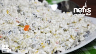 Garnitürlü Kuskus Salatası Tarifi Videolu