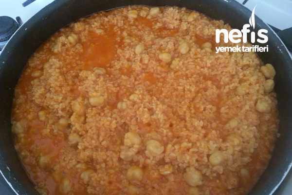 Nohutlu Bulgur Pilavı Yapılışı 1