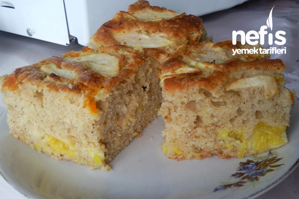 Portakallı Elmalı Kek Nefis Yemek Tarifleri