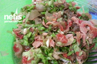 Diyet Közlenmiş Patlıcan Salatası Tarifi