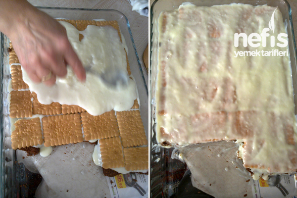 Hazır Kekli Bisküvili Pasta 4