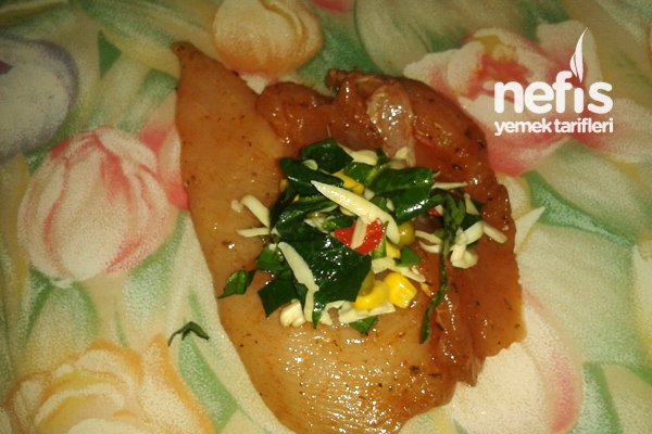Tavuk Rulo Ispanaklı Garnitürlü Tavuk Rulo - Nefis Yemek Tarifleri