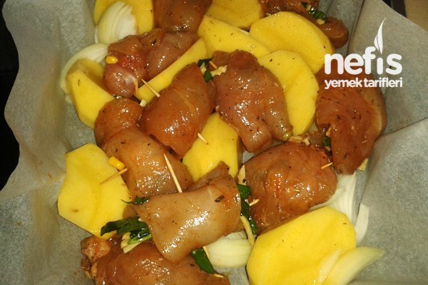 Tavuk Rulo Ispanaklı Garnitürlü Tavuk Rulo - Nefis Yemek Tarifleri