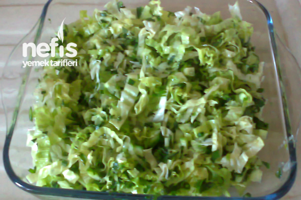 Yeşil Salata Yapılışı 1