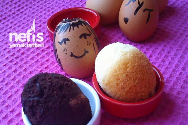 Yumurta Kabuğunda Kek Yapımı