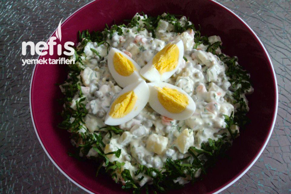 Yumurtalı Rus Salatası 1 