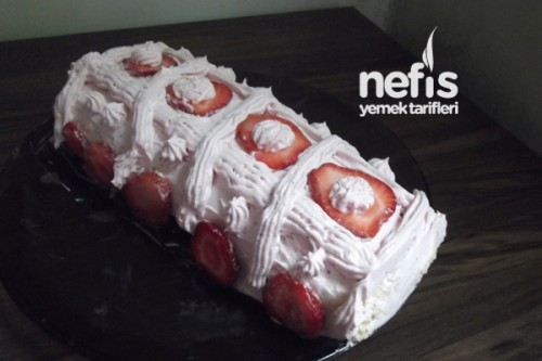 Çilekli Rulo Pasta Yapılışı Nefis Yemek Tarifleri