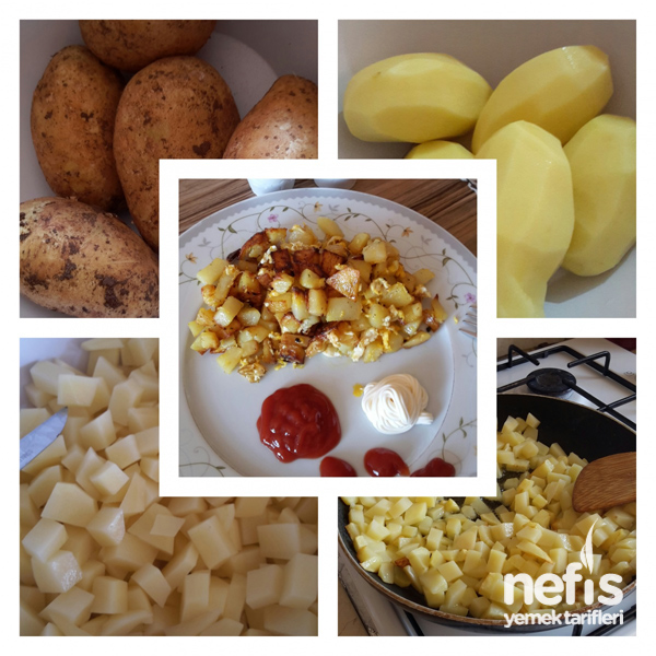 Kahvaltılık Yumurtalı Patates 1
