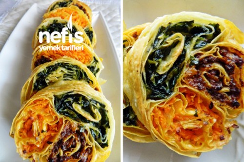 Üç Renkli Börek Tarifi Videosu Üç Renkli Börek Tarifi Videosu