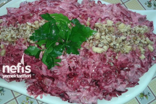 Kırmızı Pancarlı Lahana Salatası Tarifi