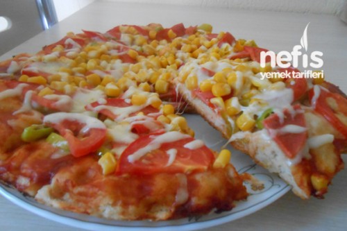 Mayasız Tavada Pizza Nefis Yemek Tarifleri