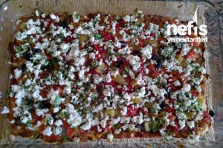 Akdeniz Pizzası Tarifi