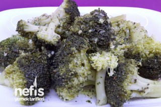 Fesleğen ve Kekik Soslu Brokoli Salatası Tarifi
