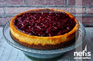 Pınar Labneli Vişneli Cheesecake Tarifi