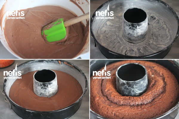 Çikolata Soslu Kekin Hazırlanışı 1