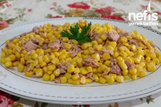 Ton Balıklı Mısır Salatası Tarifi