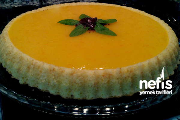 Portakallı Tart Kek Tarifi 7