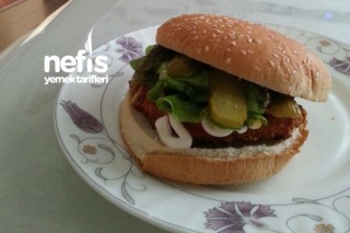 Ev Yapımı Harika Tavuk Burger Tarifi