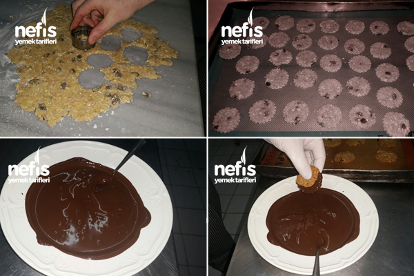Çikolatalı Müsli Kurabiye Nefis Yemek Tarifleri