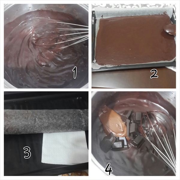 Çikolatalı Rulo Pasta Yapımı