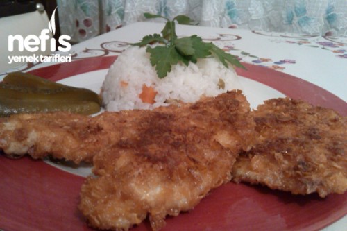 Misir Gevrekli Citir Tavuk Sinitzel Yapimi Nefis Yemek Tarifleri Misir Gevrekli Citir Tavuk Sinitzel Yapimi Nefis Yemek Tarifleri