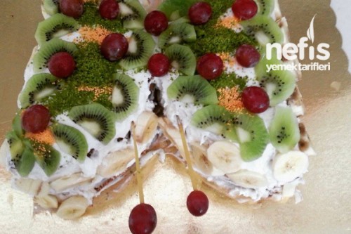 Kolay Kelebek Şeklinde Yaş Pasta Yapımı Nefis Yemek Tarifleri