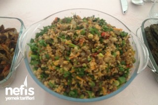 Bulgurlu Mercimek Salatası Tarifi