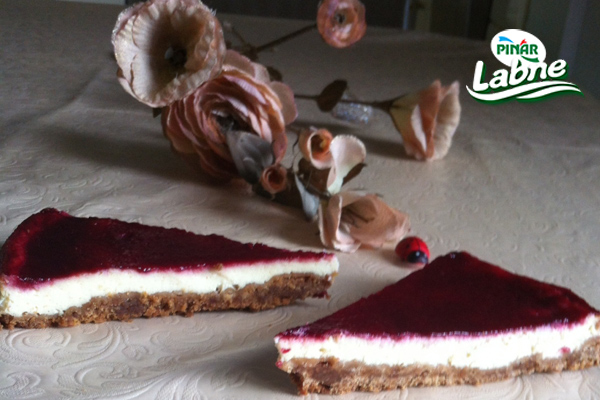 Frambuazlı Kolay Cheesecake 4