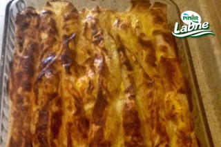 Üç Peynirli Çaman Pastırmalı Çıtır Börek Tarifi