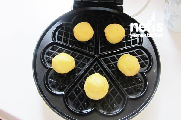 Waffle Kurabiye (Tost Makinesinde) 5