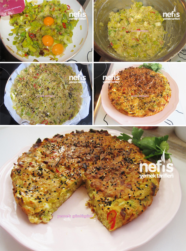 Pırasalı Kek (börek) Nefis Yemek Tarifleri