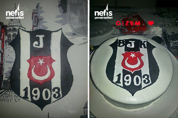 Beşiktaş Amblemli Pastam 3
