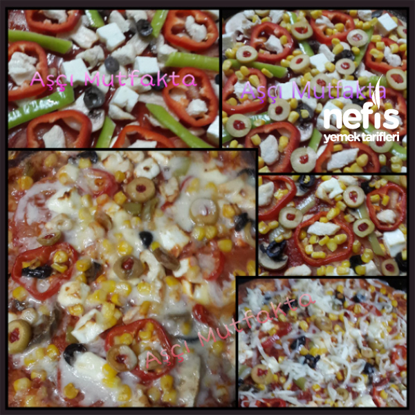Mantarlı Pizza Nefis Yemek Tarifleri 416855