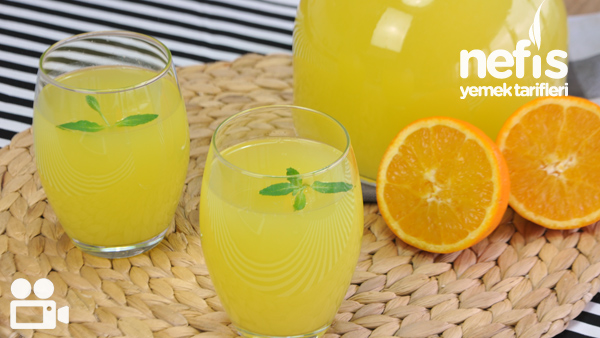 1 Portakal 1 Limon ile Limonata Tarifi