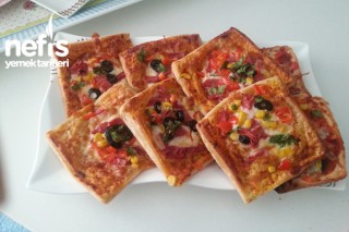 Milföyden Mini Pizza Tarifi